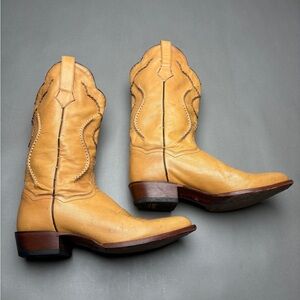 Dan Post Honey Tan Western Cowboy Boots for Men